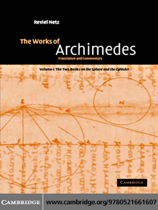 Title details for The Works of Archimedes by Archimedes - Available